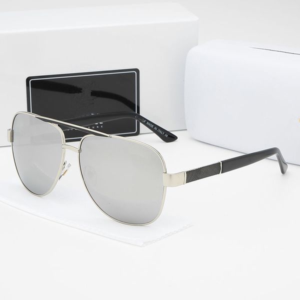 luxury designer sunglasses men's sunglasses classic brand luxury sunglasses fashion uv400 glasses with box vintage frame travel beach, White;black
luxury designer sunglasses men's sunglasses classic brand luxury sunglasses fashion uv400 glasses with box vintage frame travel beach, White;black