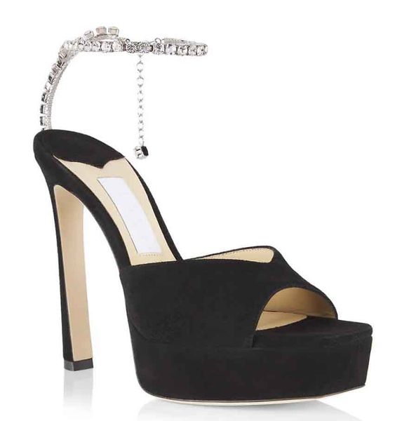 bride wedding pumps saeda sandal/pf 125mm black suede satin platform sandal with crystal embellishment ankle strap summer designer high heel
bride wedding pumps saeda sandal/pf 125mm black suede satin platform sandal with crystal embellishment ankle strap summer designer high heel