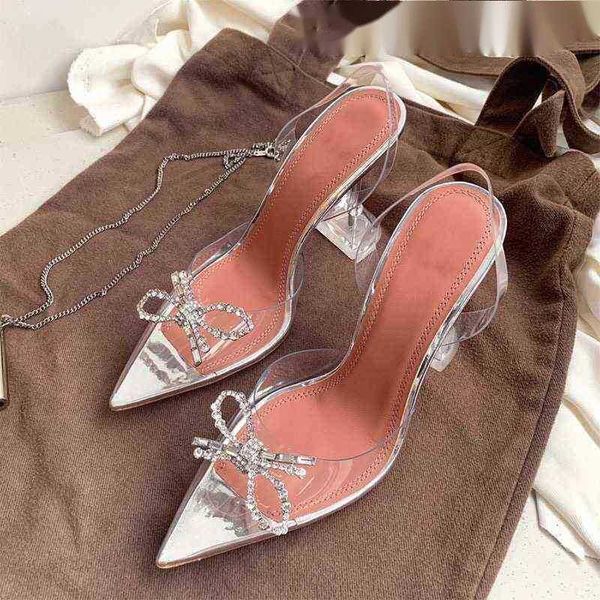 sandals 2023 summer rhinestone bowknot pointed sandals women's crystal clear rhinestone high heels stiletto heels, Black
sandals 2023 summer rhinestone bowknot pointed sandals women's crystal clear rhinestone high heels stiletto heels, Black