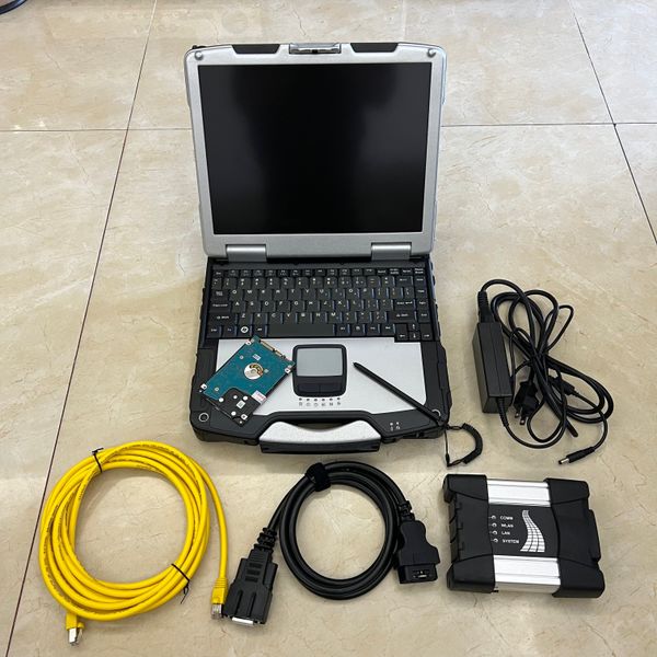 

for bmw icom next auto diagnosis tools code scanner for bmw with cf30 4g used toughbook lap1tb hdd ssd latest soft-ware ready to work