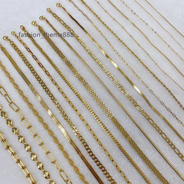 stainless steel cuban link chain 18k gold plated rope snake figaro chain lobster clasp for man women necklace, Silver
stainless steel cuban link chain 18k gold plated rope snake figaro chain lobster clasp for man women necklace, Silver