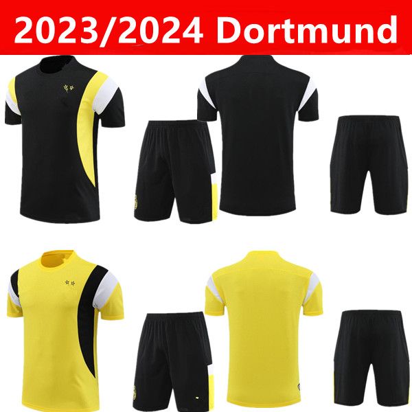 23/24 kids men's borussia tracksuit 2023 2024 football kit half zipper borussia dortmund short sleeve training suit soccer kit survemen, Black
23/24 kids men's borussia tracksuit 2023 2024 football kit half zipper borussia dortmund short sleeve training suit soccer kit survemen, Black