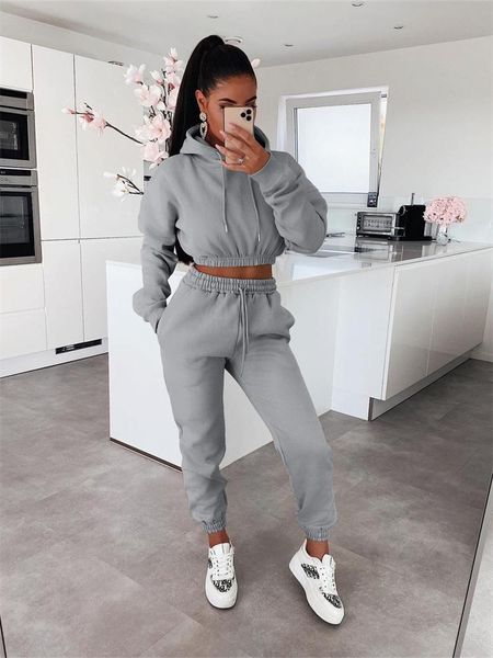 pants two piece set women autumn pants set long sleeve hoodie crop + sweatpants female casual tracksuits streetwear, White
pants two piece set women autumn pants set long sleeve hoodie crop + sweatpants female casual tracksuits streetwear, White