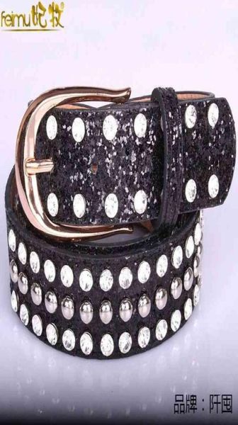 sequin belt wide women039s rivet decorative belt style korean fashion versatile jeans with diamond personality8769018, Black;brown
sequin belt wide women039s rivet decorative belt style korean fashion versatile jeans with diamond personality8769018, Black;brown