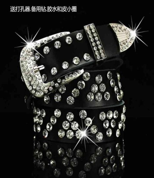 white leather rhintone with diamond trend versatile women039s trouser decoration jeans wide belt black9676433, Black;brown
white leather rhintone with diamond trend versatile women039s trouser decoration jeans wide belt black9676433, Black;brown