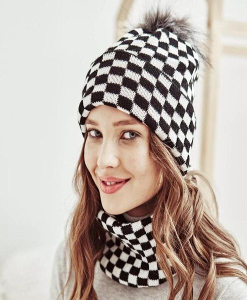 new fashion women knitted hats scarf set winter warmer pom pom balls beanie cap plaid ladies bonnet mother hat8723314, Blue;gray
new fashion women knitted hats scarf set winter warmer pom pom balls beanie cap plaid ladies bonnet mother hat8723314, Blue;gray