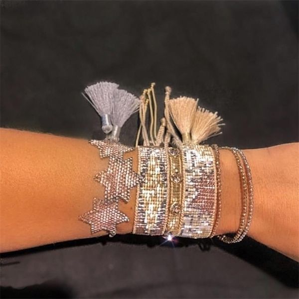 chain bluestar delica miyuki bracelet for women trendy jewelry star armband mexican heart pulseras femme handmade woven tassel 230511, Black
chain bluestar delica miyuki bracelet for women trendy jewelry star armband mexican heart pulseras femme handmade woven tassel 230511, Black