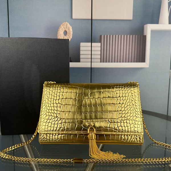 crocodile pattern crossbody bag fashion shoulder bags square flap women handbags metal hardware tassels chain clutch purse cell phone pocket
crocodile pattern crossbody bag fashion shoulder bags square flap women handbags metal hardware tassels chain clutch purse cell phone pocket
