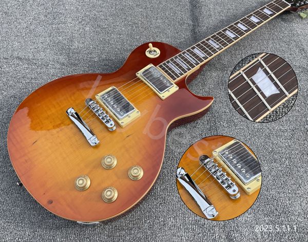 solid flame maple board electric guitar with long tenon joined fret nibs headstock 2 wings cream binding no pickguard small
solid flame maple board electric guitar with long tenon joined fret nibs headstock 2 wings cream binding no pickguard small