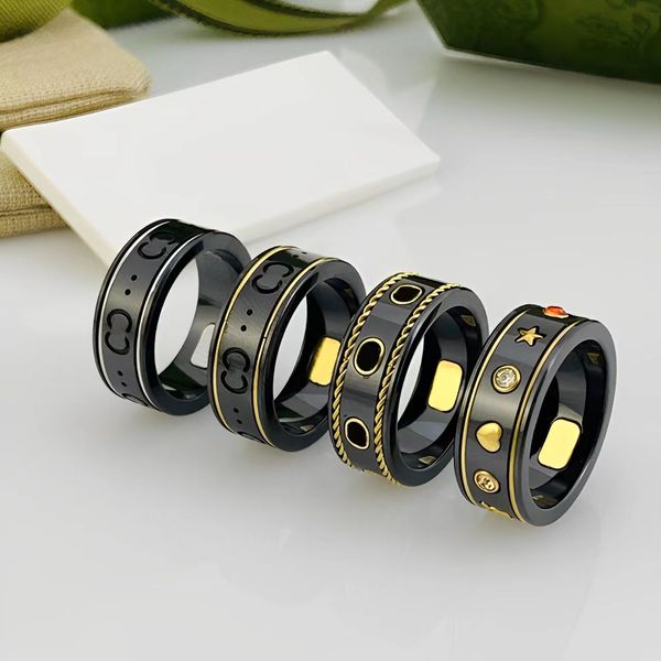 luxury designer ring for men and women fashionable couple g ceramic love ring high-quality 18k gold engagement ring, Silver
luxury designer ring for men and women fashionable couple g ceramic love ring high-quality 18k gold engagement ring, Silver