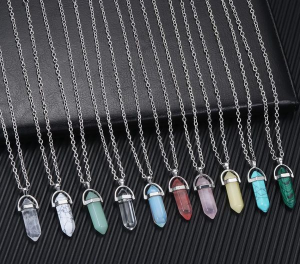 natural stone pillar pendulum pendant reiki healing crystal necklace hexagonal bullet amethyst pink quartz chakras pendulo jewelry8446860, Silver
natural stone pillar pendulum pendant reiki healing crystal necklace hexagonal bullet amethyst pink quartz chakras pendulo jewelry8446860, Silver