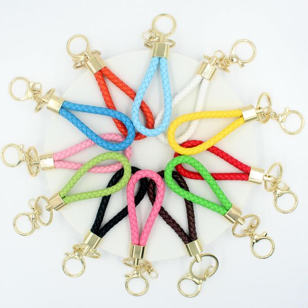 creative size 13cm leather rope keychain alloy rotating braided leather car bag keychain jewelry gift accessories, Silver
creative size 13cm leather rope keychain alloy rotating braided leather car bag keychain jewelry gift accessories, Silver