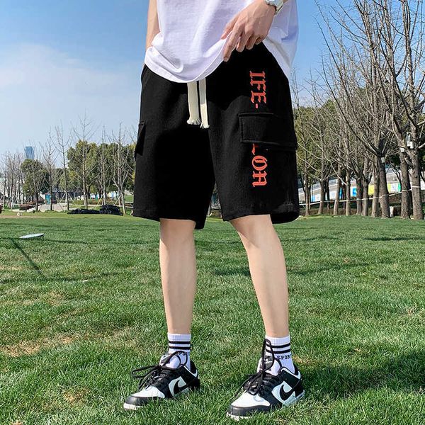 men's shorts summer pants casual work fashion korean version trend loose fitting sports men, White;black
men's shorts summer pants casual work fashion korean version trend loose fitting sports men, White;black