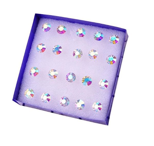 2~6mm diameter high imitation diamond earrings inlaid diamond shiny multicolored stud non fading resin material for allergy prevention earri, Golden;silver
2~6mm diameter high imitation diamond earrings inlaid diamond shiny multicolored stud non fading resin material for allergy prevention earri, Golden;silver