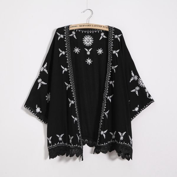 shirts women embroidery kimono cardigan 2023 boho fashion summer shawl shirt blouse sunscreen lace loose outwear blusas feminina, White
shirts women embroidery kimono cardigan 2023 boho fashion summer shawl shirt blouse sunscreen lace loose outwear blusas feminina, White