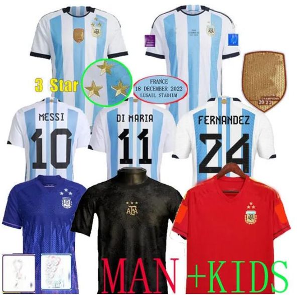 2023 argentina home away 3 star soccer jerseys fan version final champions 2022 j.alvarez de paul special kids kit 23 24 jersey football shi, Black;yellow
2023 argentina home away 3 star soccer jerseys fan version final champions 2022 j.alvarez de paul special kids kit 23 24 jersey football shi, Black;yellow