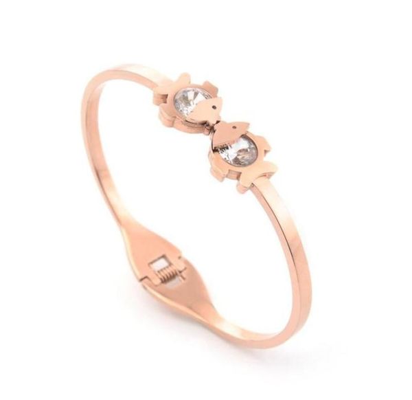 bangle titanium steel personality ornament fashion pisces zircon rose gold bracelet spring opening bracelets for women3777315, Black
bangle titanium steel personality ornament fashion pisces zircon rose gold bracelet spring opening bracelets for women3777315, Black