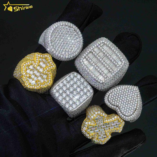 fine jewelry iced out hip hop cuban ring gold plated 925 sterling silver vvs moissanite diamond ring for men
fine jewelry iced out hip hop cuban ring gold plated 925 sterling silver vvs moissanite diamond ring for men