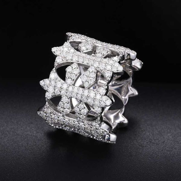hip hop rapper's jewelry gold plated 925 sterling silver vvs moissanite diamond iced out cross rings for men
hip hop rapper's jewelry gold plated 925 sterling silver vvs moissanite diamond iced out cross rings for men