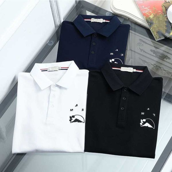 summer mens polo shirt designer t shirt lapel business casual short sleeve letter embroidery graphic tee loose pullover top, White;black
summer mens polo shirt designer t shirt lapel business casual short sleeve letter embroidery graphic tee loose pullover top, White;black