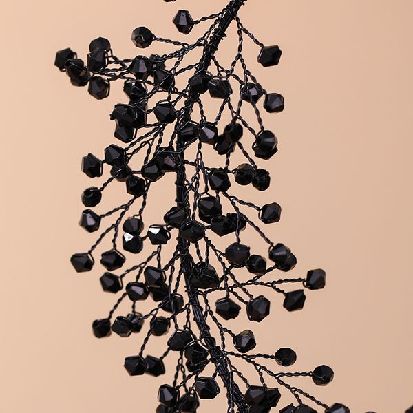 handmade black crystal hair ornaments for bride wedding accessories with fashion headwear accessories fg-0034-a, Silver
handmade black crystal hair ornaments for bride wedding accessories with fashion headwear accessories fg-0034-a, Silver