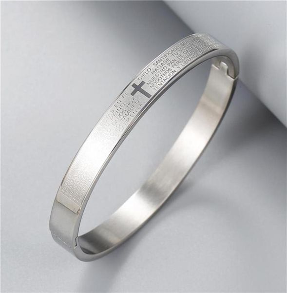 popular believing bible bangle stainless steel bracelets christian gift jewelry22768585253, Black
popular believing bible bangle stainless steel bracelets christian gift jewelry22768585253, Black