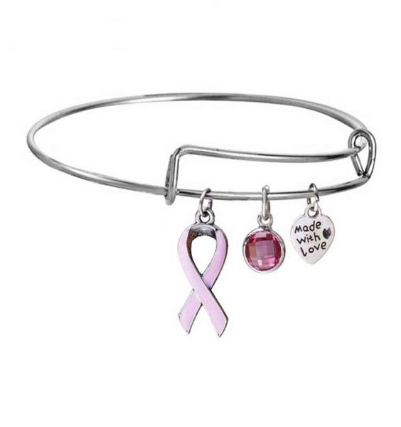 breast cancer awareness ribbon bangle women love jewelry drop order9530075, Black
breast cancer awareness ribbon bangle women love jewelry drop order9530075, Black