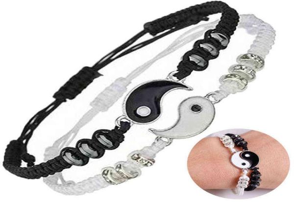 tai chi yin yang couple bracelets pendant necklace adjustable braid chain bracelet matching lover s9507164, Black
tai chi yin yang couple bracelets pendant necklace adjustable braid chain bracelet matching lover s9507164, Black