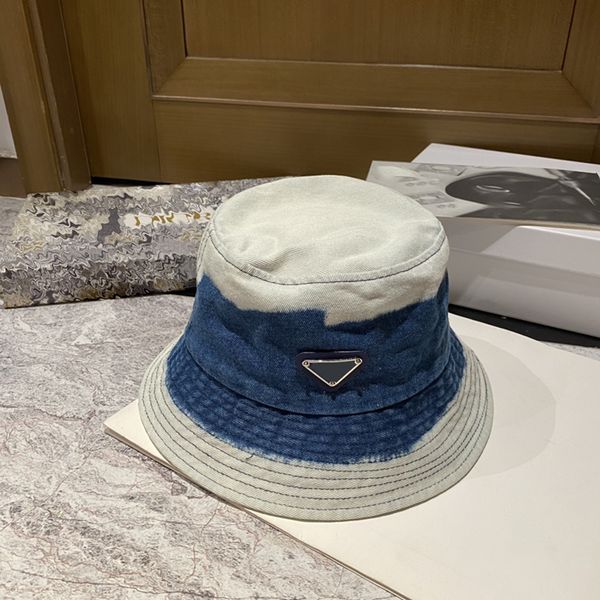 bucket hat cap designer hats luxury hat triangle label women men fashion wash denim color matching gradient sunshade hat summer casual coupl, Blue;gray
bucket hat cap designer hats luxury hat triangle label women men fashion wash denim color matching gradient sunshade hat summer casual coupl, Blue;gray