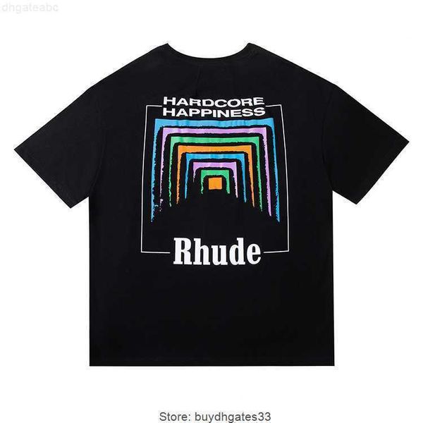 men's t-shirts fashion brand rhude short-sleeved t shirts tunnel abstract american high street loose casual couple half-sleeved t-shirt, White;black
men's t-shirts fashion brand rhude short-sleeved t shirts tunnel abstract american high street loose casual couple half-sleeved t-shirt, White;black
