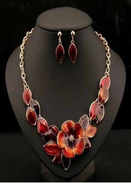 beautiful flower womens jewelry sets 4 color option gold plated enamel statement pendant bib necklace earring set8142150, Golden;silver
beautiful flower womens jewelry sets 4 color option gold plated enamel statement pendant bib necklace earring set8142150, Golden;silver