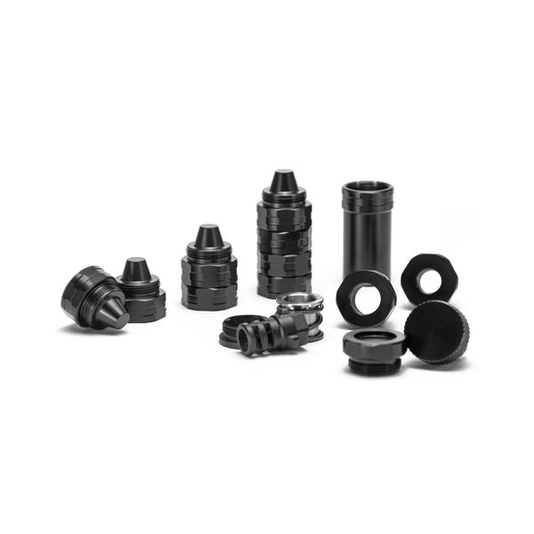 6.4"l 1.1''od stainless steel quick extention mini modular solvent trap fuel filter suppressor tube 1/2x28+5/8x24 and 8x alum
6.4"l 1.1''od stainless steel quick extention mini modular solvent trap fuel filter suppressor tube 1/2x28+5/8x24 and 8x alum
