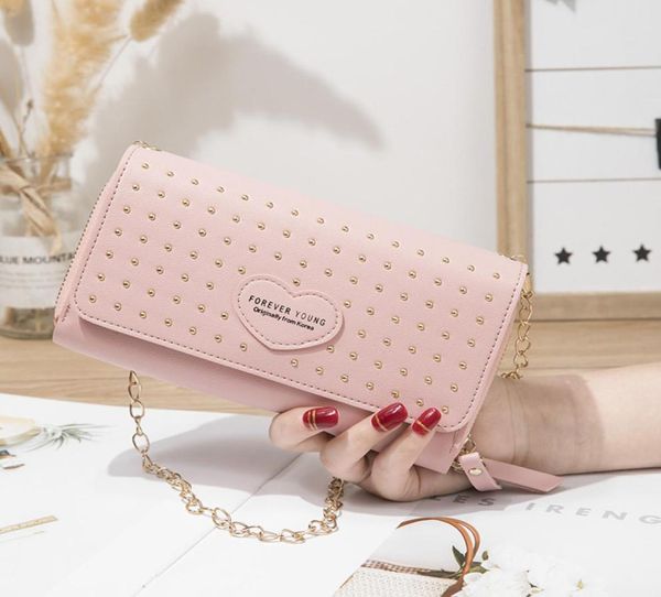 2020 women leather rivet wallet female purses big capacity hasp zipper purse ladies long wristlet clutch coin card holders5296590, Black
2020 women leather rivet wallet female purses big capacity hasp zipper purse ladies long wristlet clutch coin card holders5296590, Black