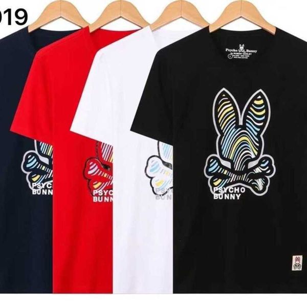 2023 spring / summer new psycho bunny skeleton rabbit men and women's short sleeve printed pattern tide brand t-shirt pure cotton embro, White;black
2023 spring / summer new psycho bunny skeleton rabbit men and women's short sleeve printed pattern tide brand t-shirt pure cotton embro, White;black