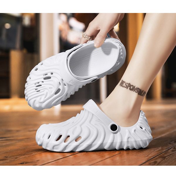 slippers men's summer platform sandals men's non slip soft soled outdoor beach shoes large size hole shoes ha689-7, Black
slippers men's summer platform sandals men's non slip soft soled outdoor beach shoes large size hole shoes ha689-7, Black