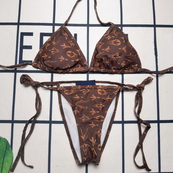 brown bikini for women fashion swimwear europe and the united states bikinis beach suit split swimsuit accentuate a good figure, White;black
brown bikini for women fashion swimwear europe and the united states bikinis beach suit split swimsuit accentuate a good figure, White;black