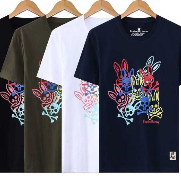 psycho bunny men's short sleeve t shirts 23 spring/summer leisure fashion brand cartoon skeleton rabbit t-shirt printed pure cotton tee, White;black
psycho bunny men's short sleeve t shirts 23 spring/summer leisure fashion brand cartoon skeleton rabbit t-shirt printed pure cotton tee, White;black