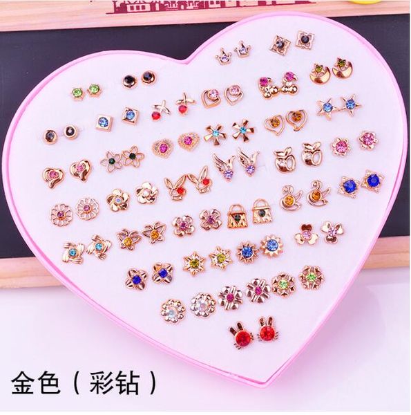 inlaid high imitation diamond earrings shiny multiple color and style combinations stud resin material for allergy prevention women earrings, Golden;silver
inlaid high imitation diamond earrings shiny multiple color and style combinations stud resin material for allergy prevention women earrings, Golden;silver