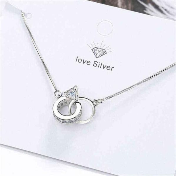 925 sterling silver zircon double circle charm braceletbangle for women elegant wedding jewelry pulseras sl1309861405, Black
925 sterling silver zircon double circle charm braceletbangle for women elegant wedding jewelry pulseras sl1309861405, Black