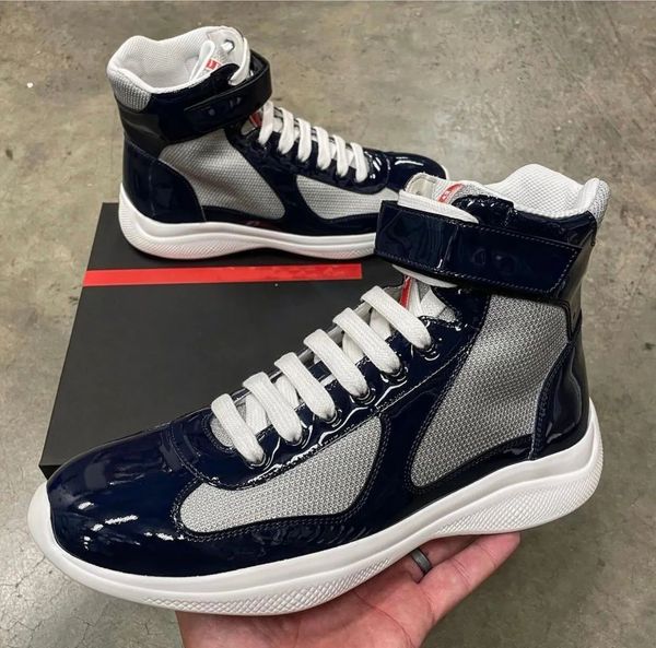 america cup high-sneakers shoes rubber sole fabric patent leather outdoor runner sports comfort foowear discount trainers, Black
america cup high-sneakers shoes rubber sole fabric patent leather outdoor runner sports comfort foowear discount trainers, Black