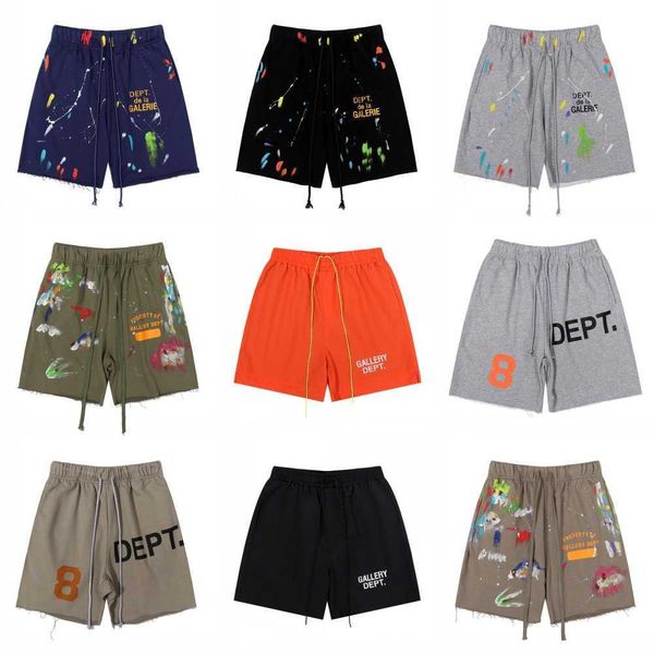 american fashion brand galleryes hand-painted splash printing pure cotton terry shorts fog high street 5-point casual pants, White;black
american fashion brand galleryes hand-painted splash printing pure cotton terry shorts fog high street 5-point casual pants, White;black