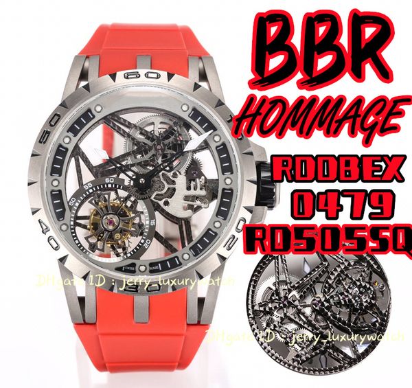 bbr 0479 titanium v4 luxury men's watch hollow out tourbillon, rd505sq mechanical movement, natural rubber strap,45mm, Slivery;brown
bbr 0479 titanium v4 luxury men's watch hollow out tourbillon, rd505sq mechanical movement, natural rubber strap,45mm, Slivery;brown