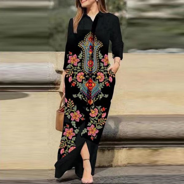 casual dresses vintage flower print loose shirt office fashion lapel collar button party 2023 women long sleeve 230512, Black;gray
casual dresses vintage flower print loose shirt office fashion lapel collar button party 2023 women long sleeve 230512, Black;gray
