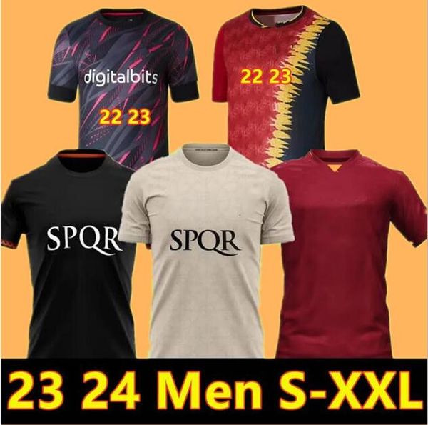 23 24 dybala roma soccer jerseys maglia pellegrini belotti celik abraham 2023 2024 home 3rd jerseys mancini kumbulla men kids kit football u, Black;yellow
23 24 dybala roma soccer jerseys maglia pellegrini belotti celik abraham 2023 2024 home 3rd jerseys mancini kumbulla men kids kit football u, Black;yellow