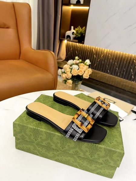 fashion slippers ggity brand designers summer sandals g women slide classic leisure slippers c031, Black 
fashion slippers ggity brand designers summer sandals g women slide classic leisure slippers c031, Black