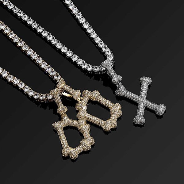 ins new bone pendant 26 initial letters hip hop necklace a-z 14k gold plated bling cz stone cubic zircon iced out necklaces rapper jewelry a, Silver
ins new bone pendant 26 initial letters hip hop necklace a-z 14k gold plated bling cz stone cubic zircon iced out necklaces rapper jewelry a, Silver