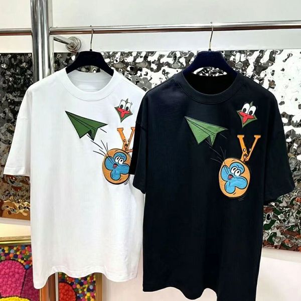 european american men's women's summer tees luxury letters casual short-sleeved apparel clothing fashion t-shirt fast delivery ing, White;black
european american men's women's summer tees luxury letters casual short-sleeved apparel clothing fashion t-shirt fast delivery ing, White;black