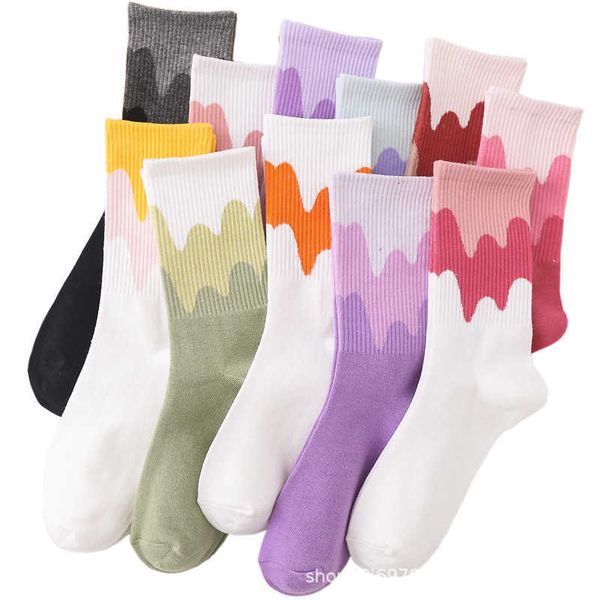 cotton man sports socks casual wholesale calcetines compression autumn winter warm ice cream color matching mid-tube fashion trend women, Black
cotton man sports socks casual wholesale calcetines compression autumn winter warm ice cream color matching mid-tube fashion trend women, Black