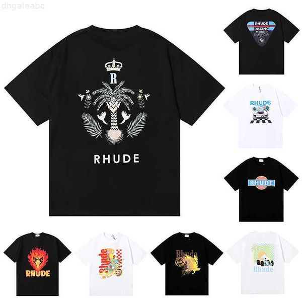 men's t-shirts summer rhudes mens designer luxury shirt street shorts sleeve ins spring s men women casual -shirt clothing, White;black
men's t-shirts summer rhudes mens designer luxury shirt street shorts sleeve ins spring s men women casual -shirt clothing, White;black