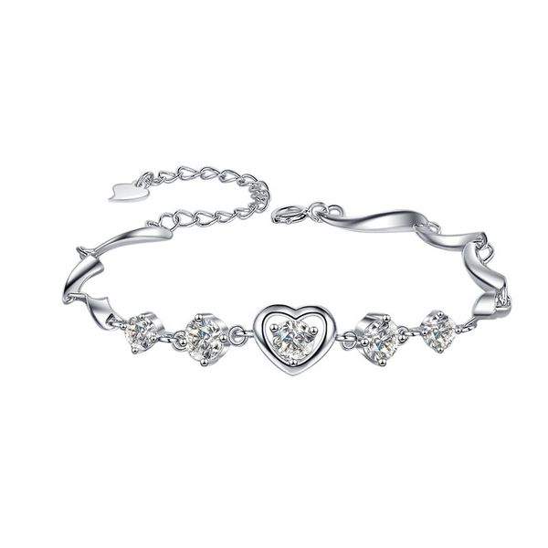 diamond passed test silver bracelets white gold plated s925 sterling silver moissanite heart bracelet for girls women nice gift, Black
diamond passed test silver bracelets white gold plated s925 sterling silver moissanite heart bracelet for girls women nice gift, Black